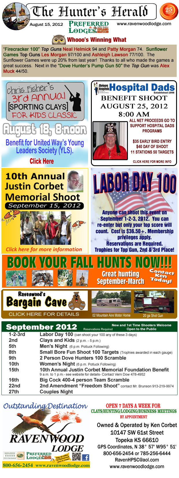 Ravenwood Guns Clays Road Trip